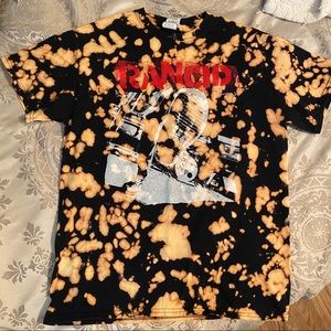 Bleach Tie Dyed Band T-shirt